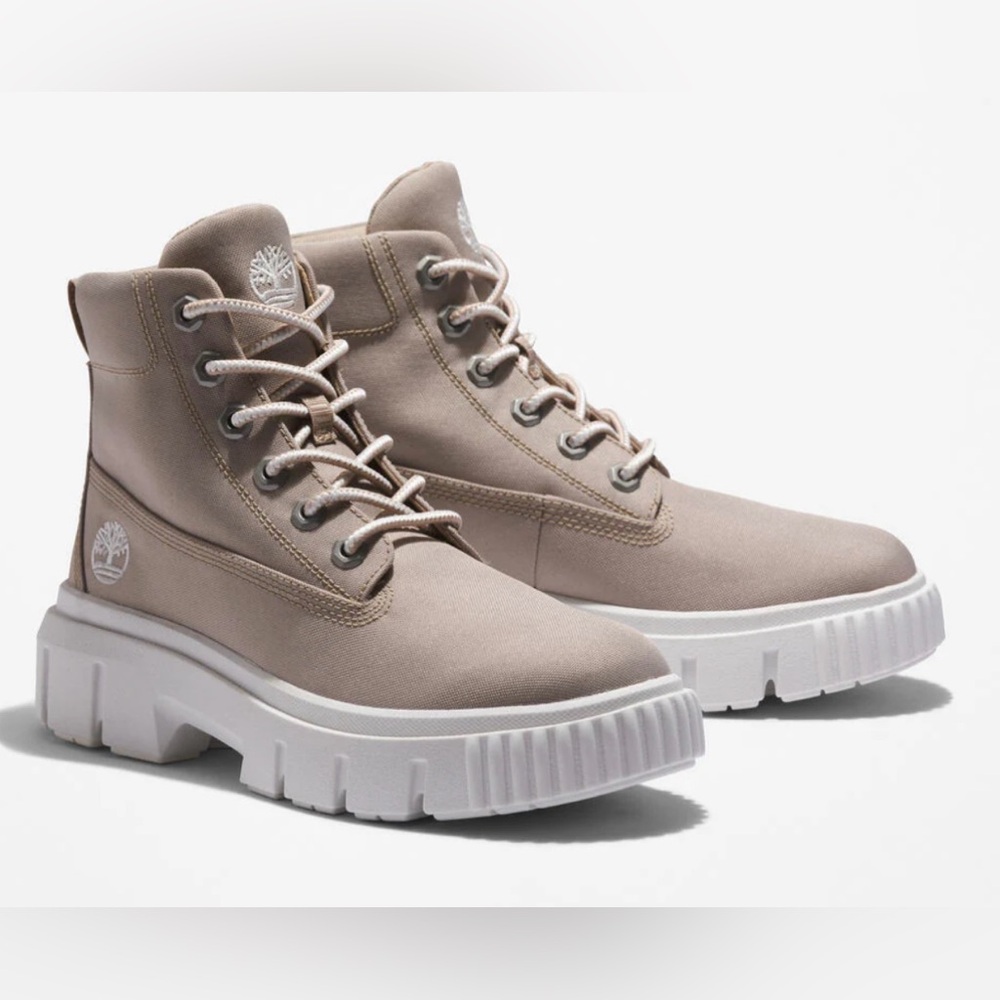 Timberland Greyfield A2JHB Womens Size 7.5 Platform Boots/ Color Taupe